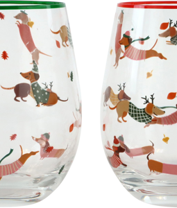 9164 GLASSES BARK&SIP S/4